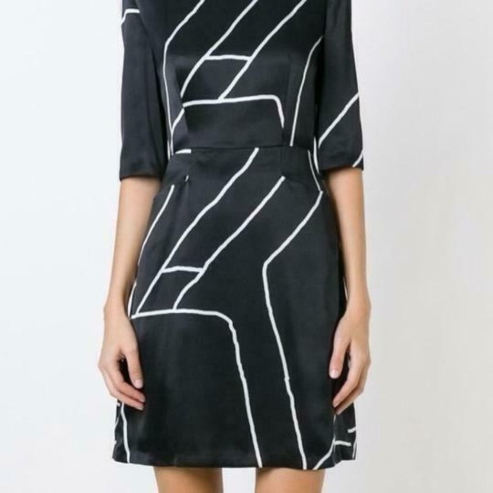RAG & BONE Silk Charmeuse Anne Mini Dress